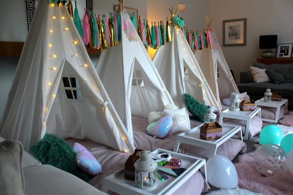 Belle and Bo Teepee Sleepovers